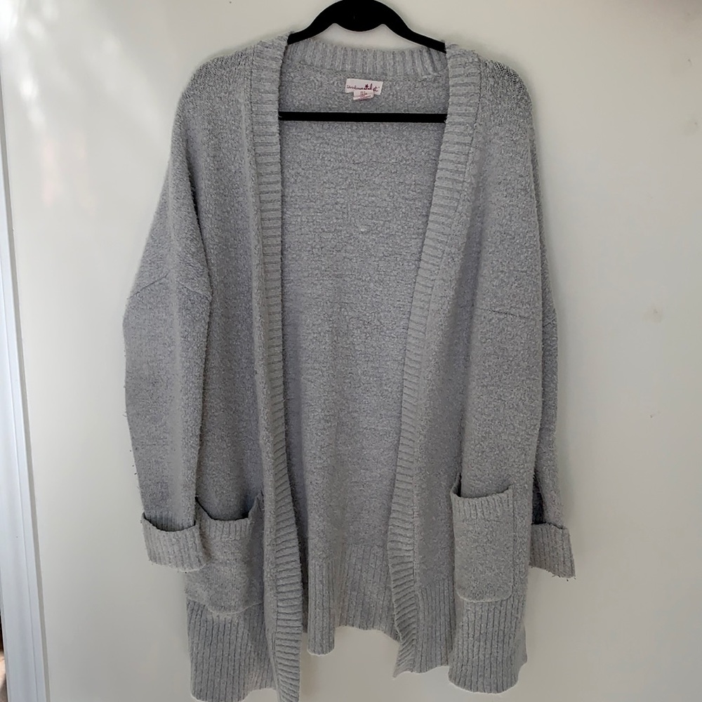 Gray Cardigan